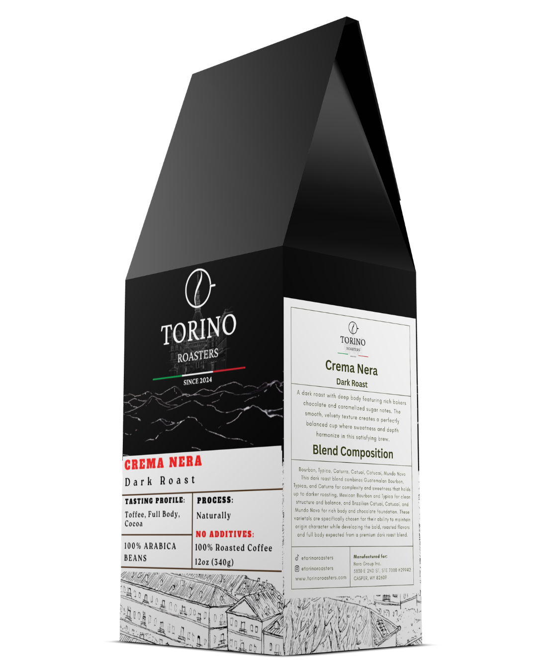 Crema Nera - Dark Roast ( 12 oz )