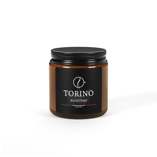 Torino Roasters Scented Soy Candle — Amber Jar